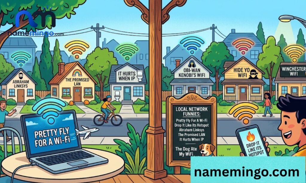 PunBased Funny WiFi Names