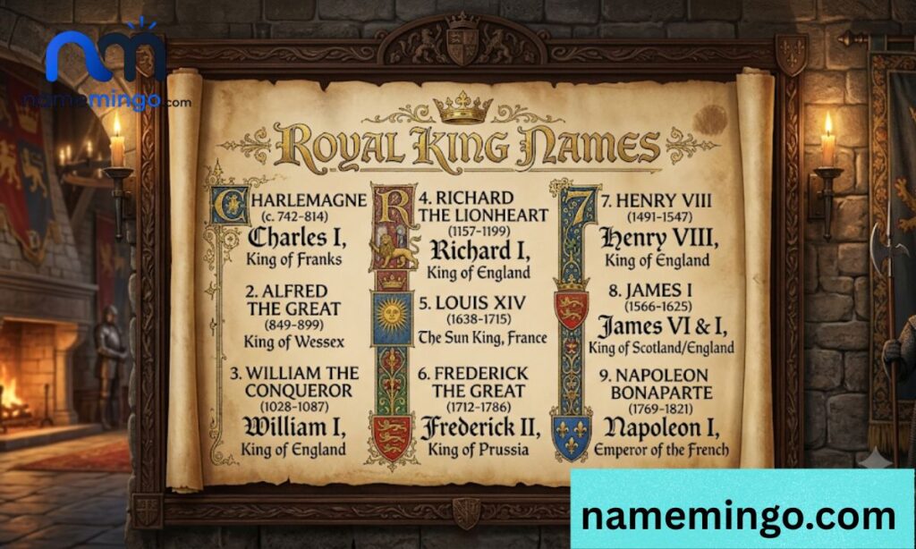 Royal King Names