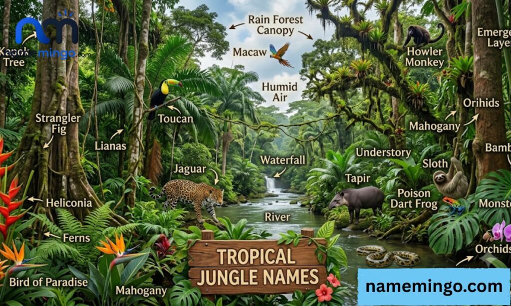 Tropical Jungle Names