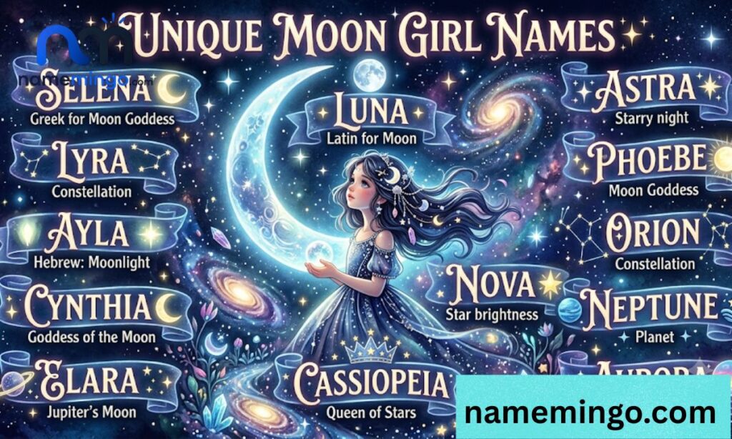 Unique Moon Girl Names