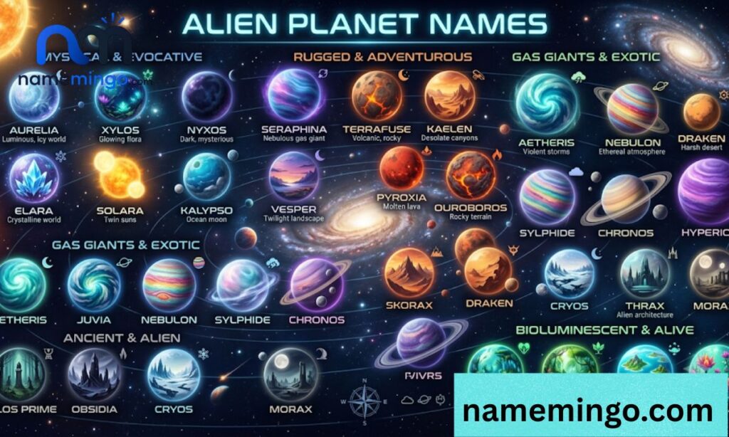 Alien Planet Names