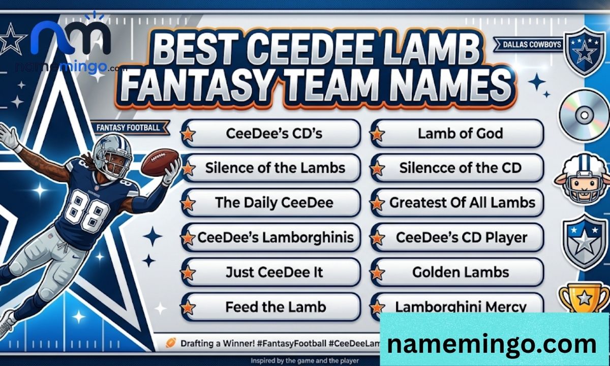 Best CeeDee Lamb Fantasy Team Names