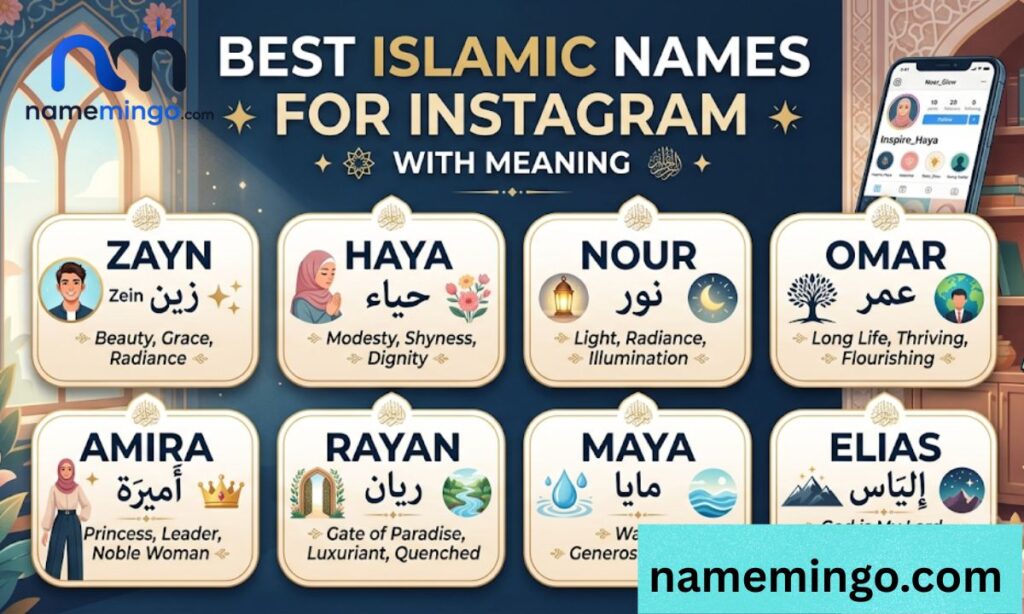 Best Islamic Name for Instagram with Meaning