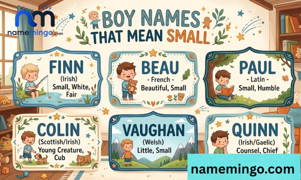 Boy Names That Mean Small