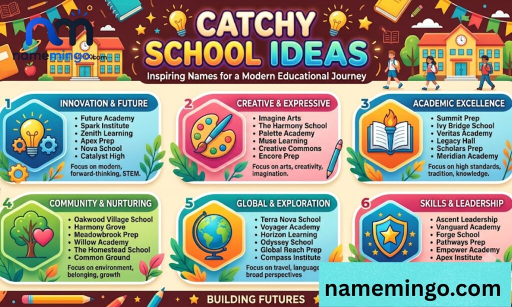 Catchy School Name Ideas