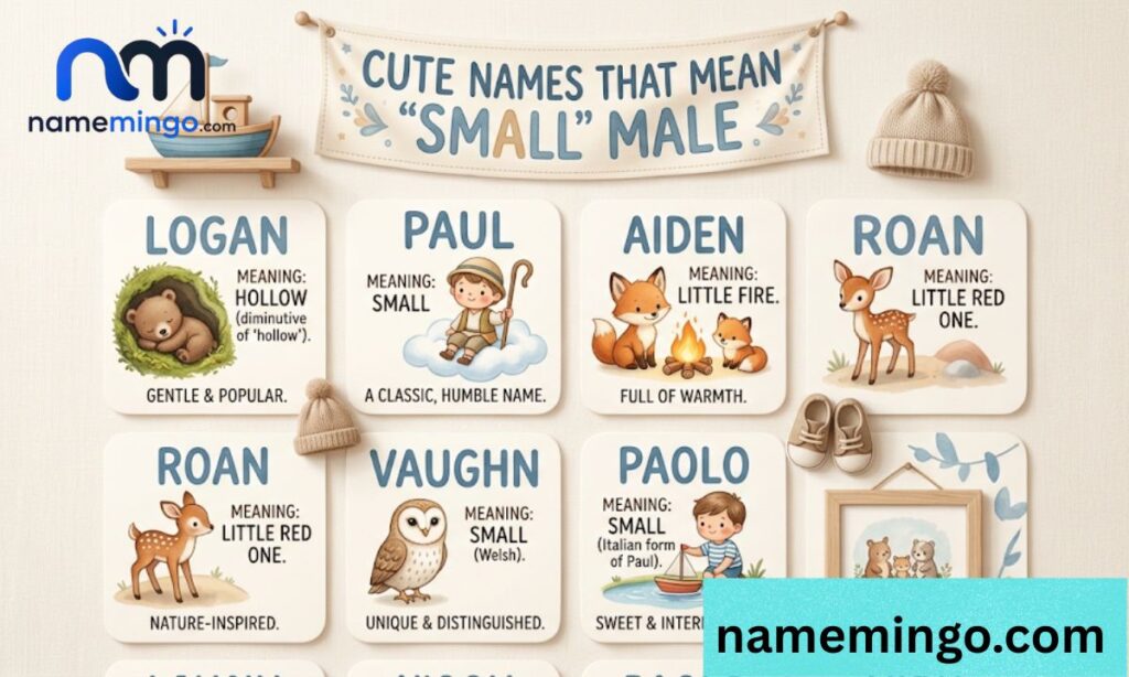 Cute Names That Mean Small Male
