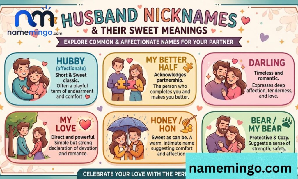 Husband Nicknames with Meaning