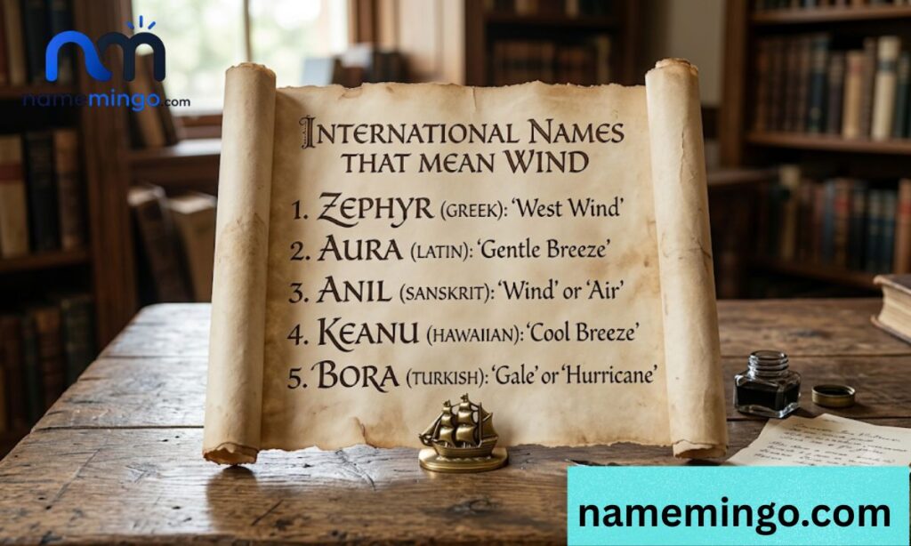International Names That Mean Wind