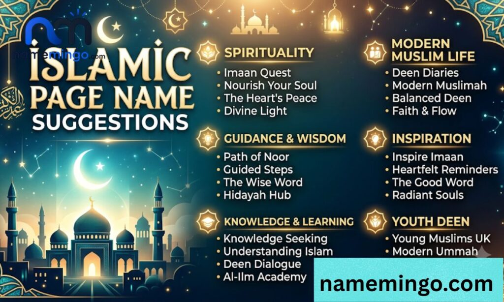 Islamic Page Name Suggestions