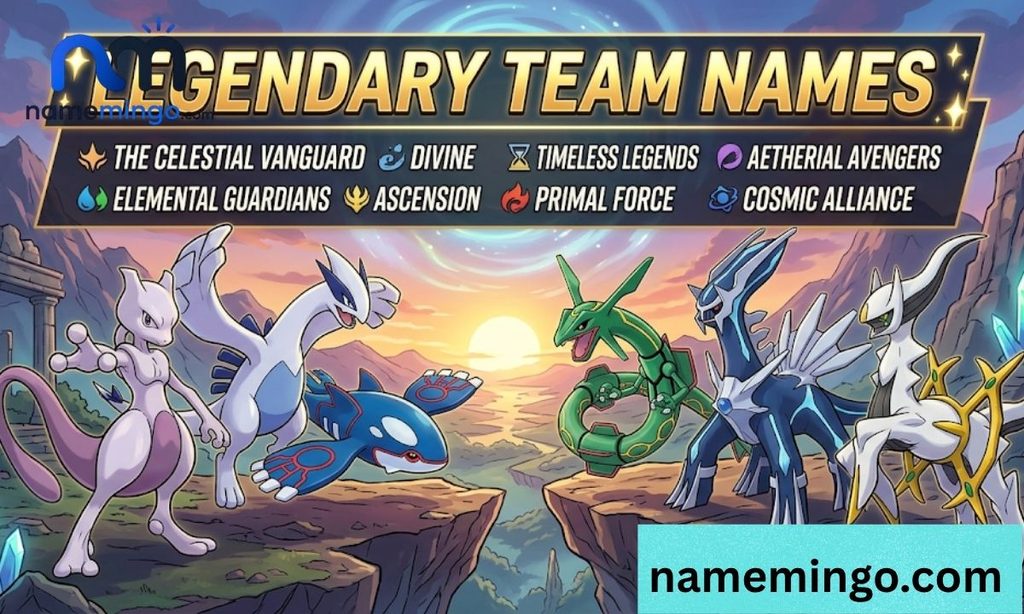 Legendary Pokemon Team Names