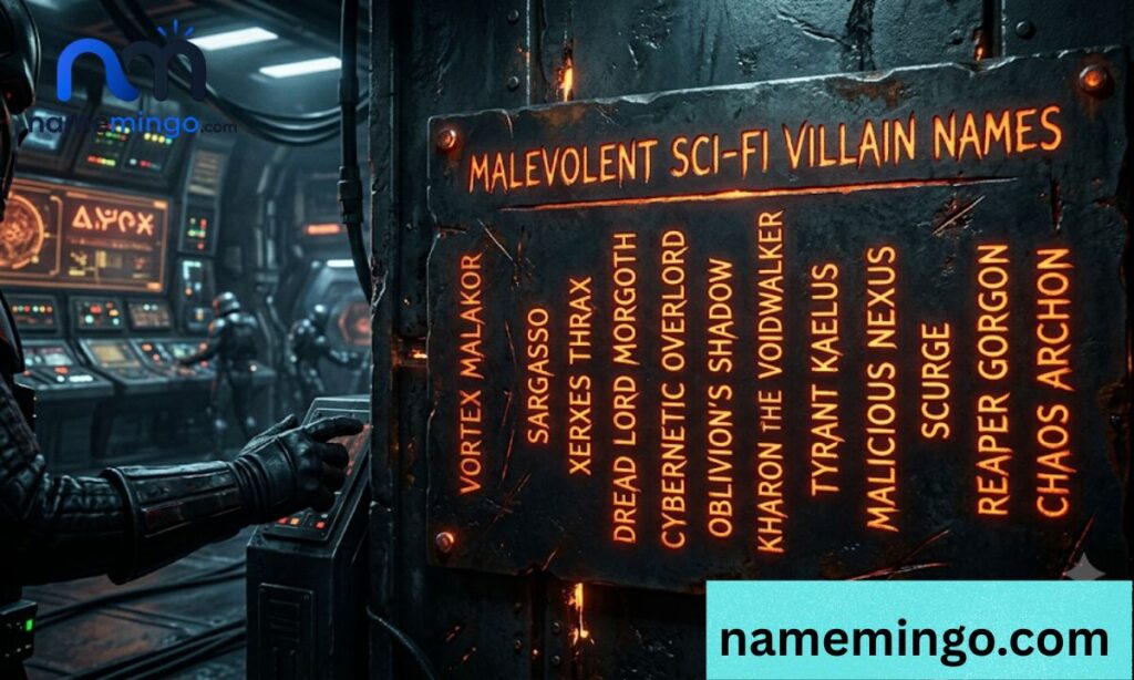Malevolent Sci Fi Villain Names