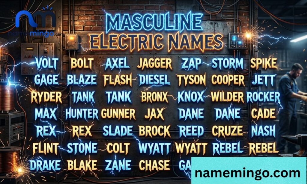 Masculine Electric Names