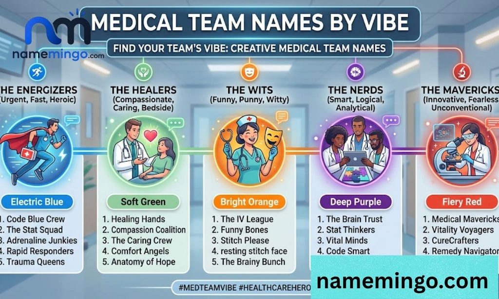 Medical Team Names by Vibe