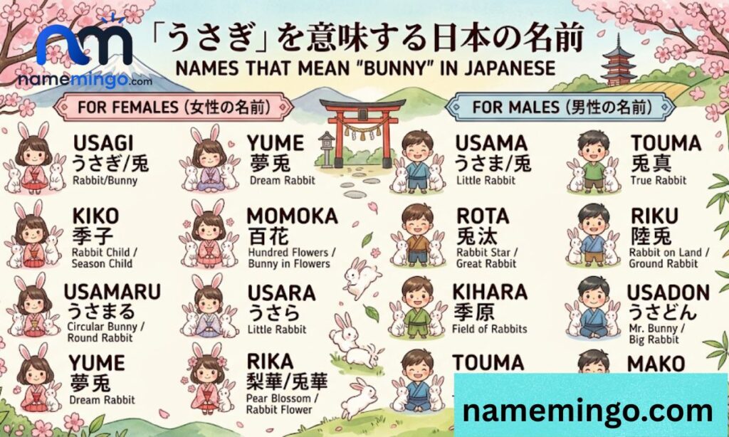 Names That Mean Bunny in Japanese