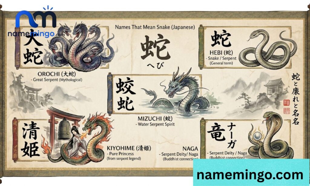 Names That Mean Snake (Japanese)