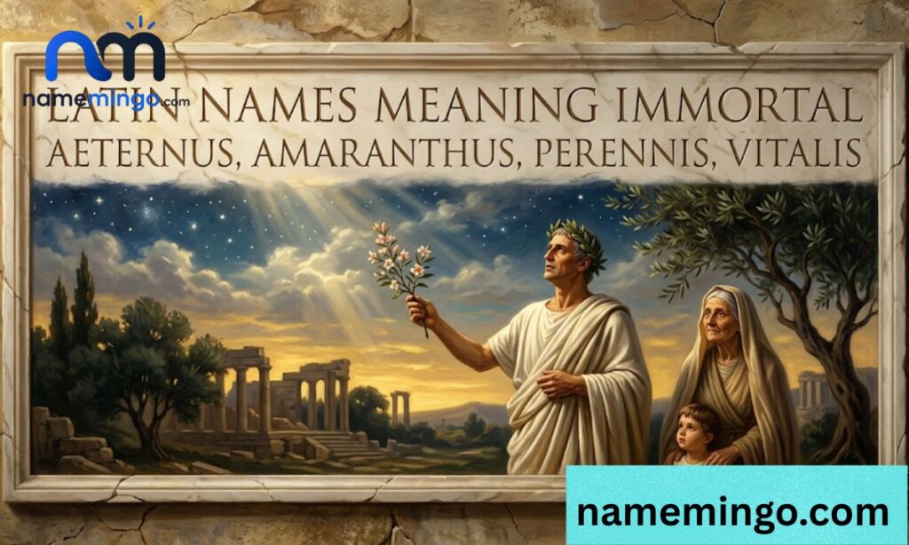 Names that Mean Immortal Male (1)
