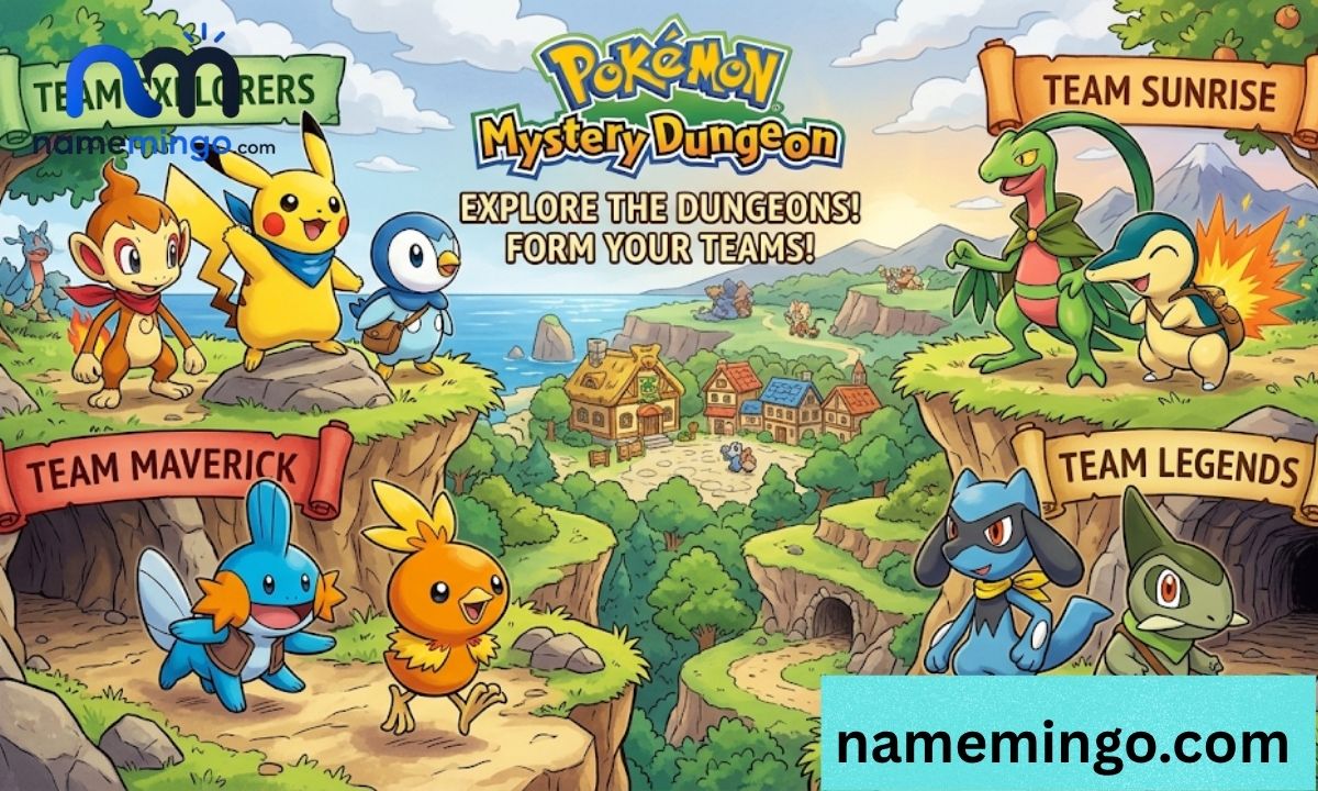 Pokemon Team Names Mystery Dungeon