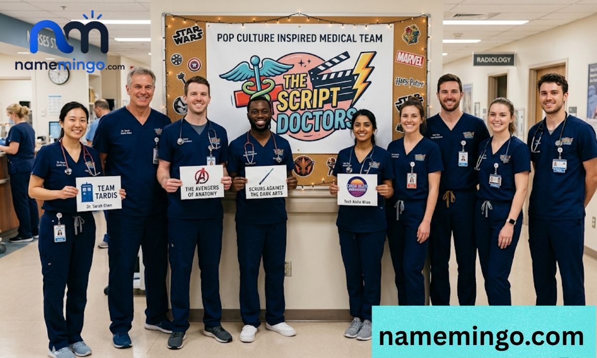 Pop Culture Inspired Medical Team Names