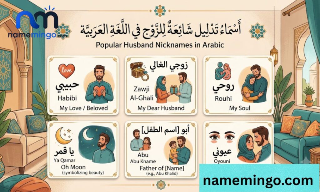 Popular Husband Nicknames in Arabic