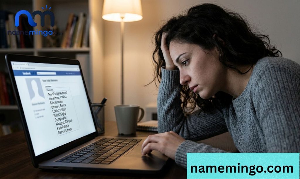 Sad Usernames for Facebook