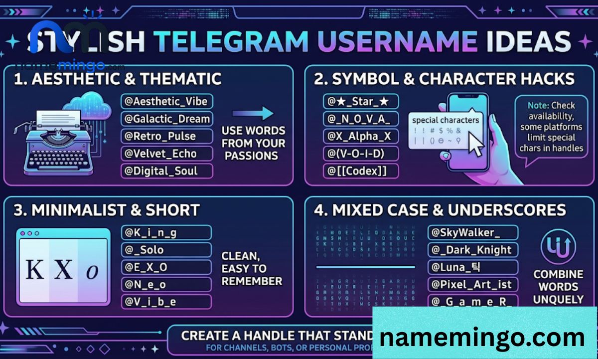 Stylish Telegram Username Ideas