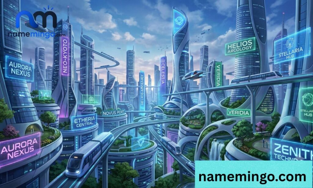 Technological Utopian City Names