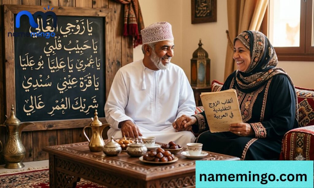 Traditional Husband Nicknames in Arabic