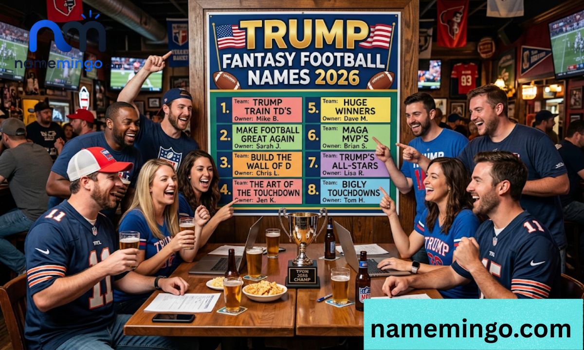 Trump Fantasy Football Names 2026