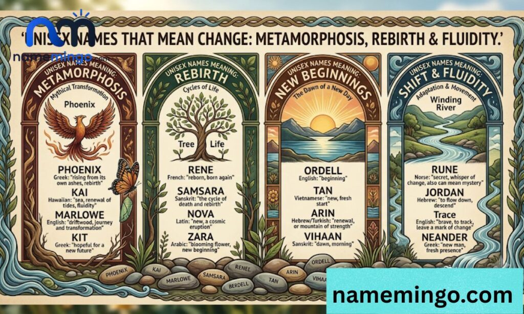 Unisex Names That Mean Change