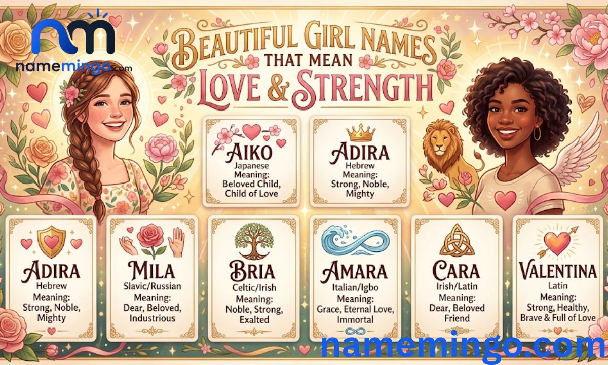 Beautiful Girl Names That Mean Love and Strength