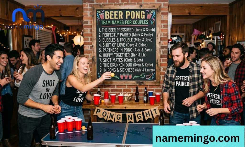 Beer Pong Team Names for Couples