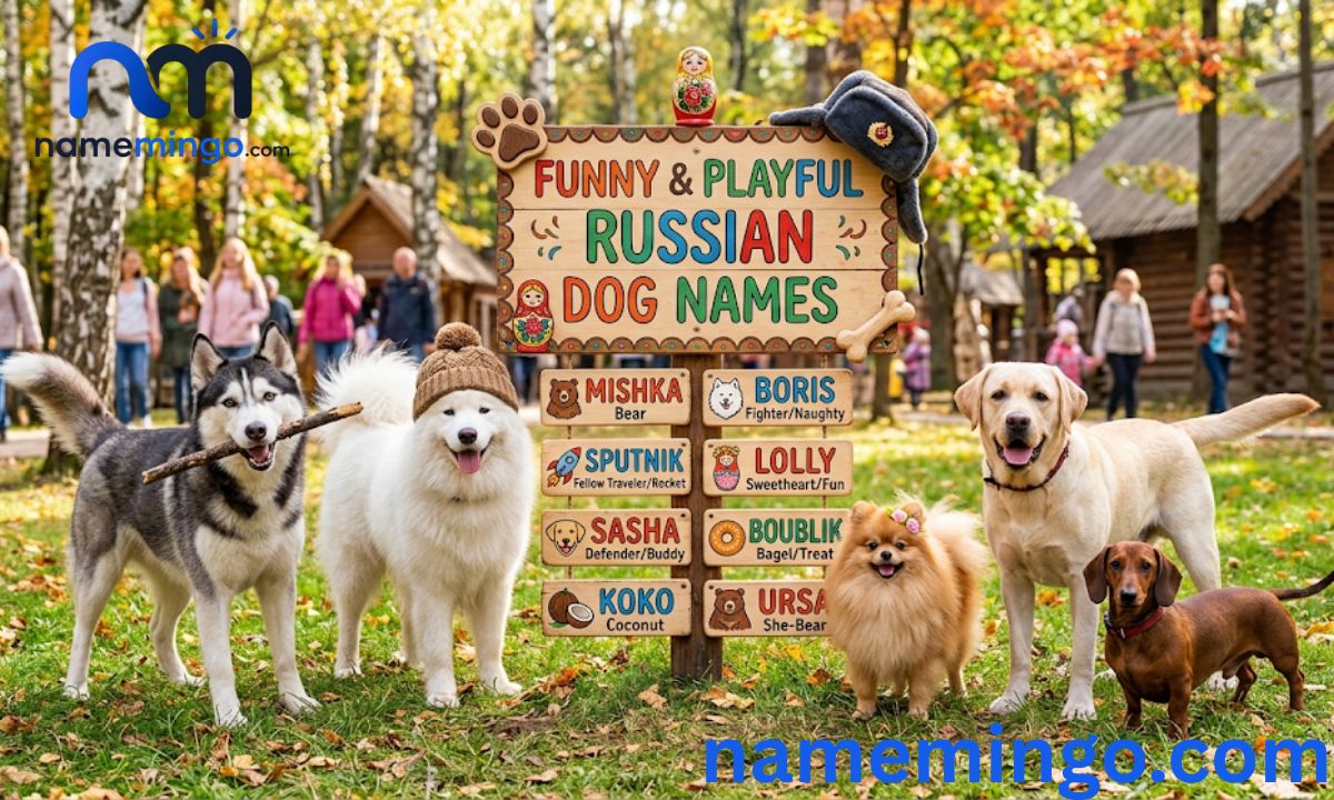 Funny and Playful Russian Dog Names