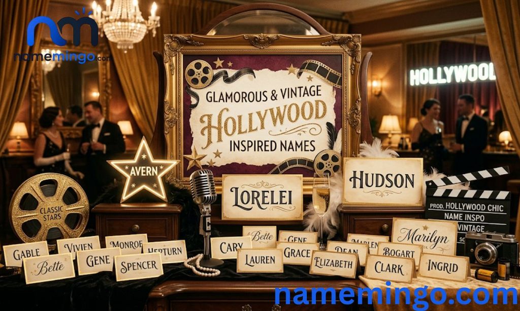 Glamorous & Vintage Hollywood Inspired Names
