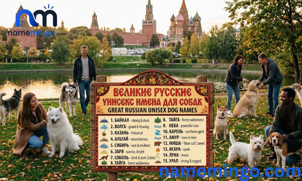 Great Russian Unisex Dog Names