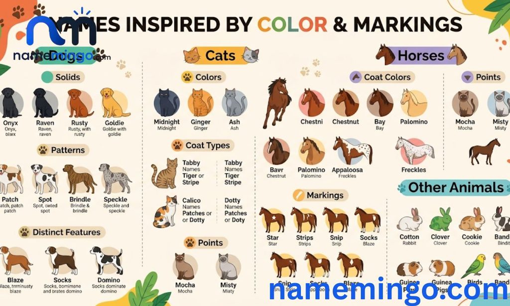 Names Inspired by Color & Markings