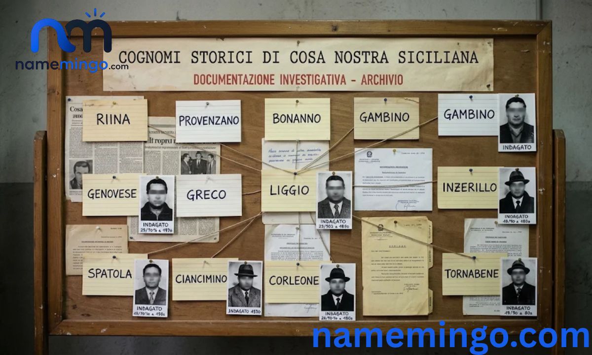 Sicilian Mafia Last Names