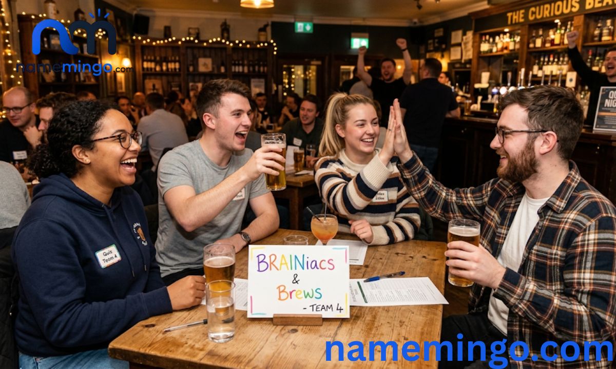 Trivia 4 Person Team Names