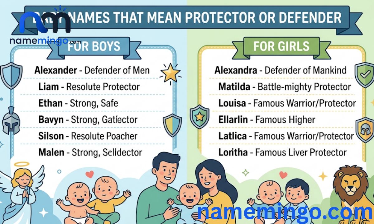 What Baby Names Mean Protector or Defender_