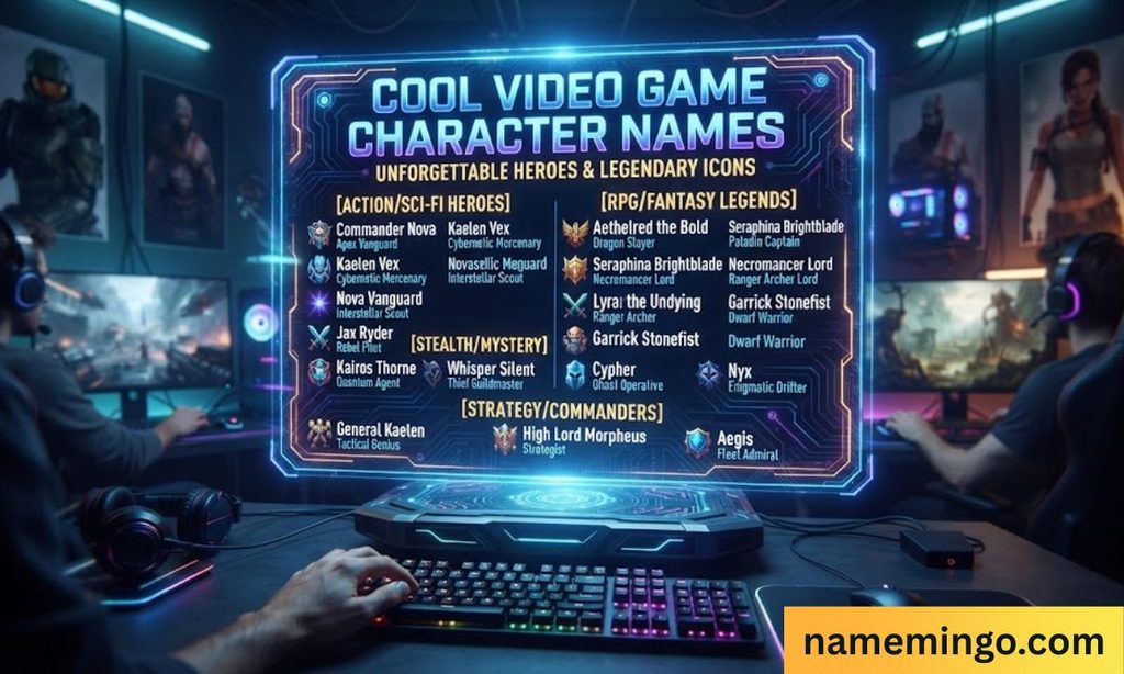 cool video game character names_
