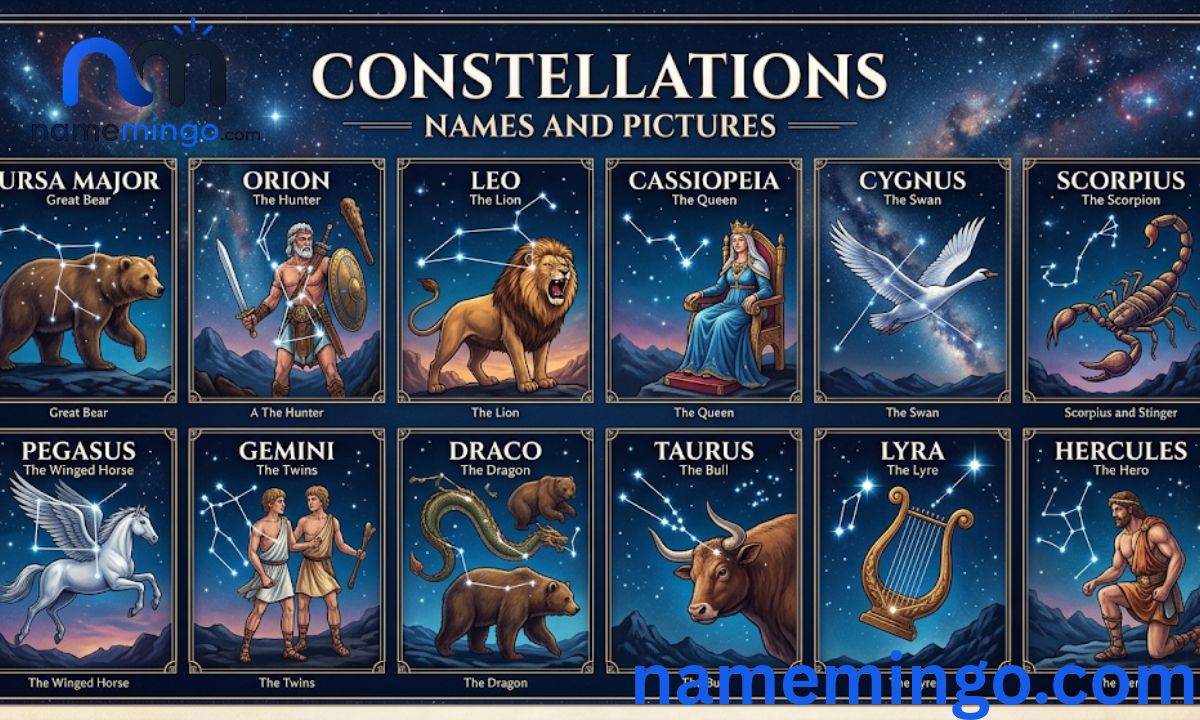 Constellations Names and Pictures