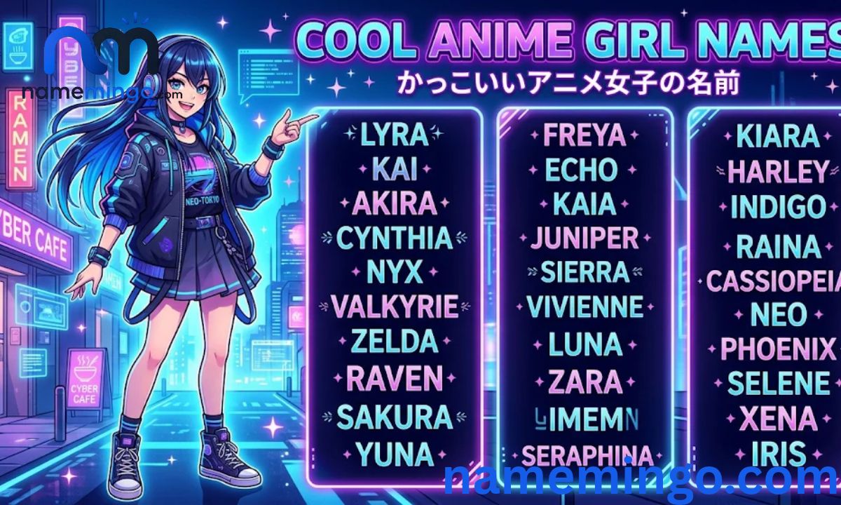 Cool Anime Girl Names