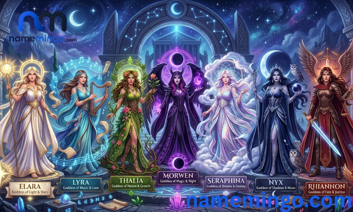Fantasy Goddess Names