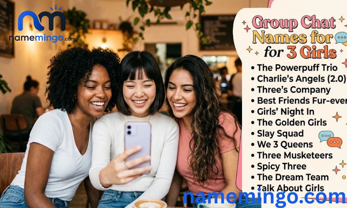 Group Chat Names for 3 Girls