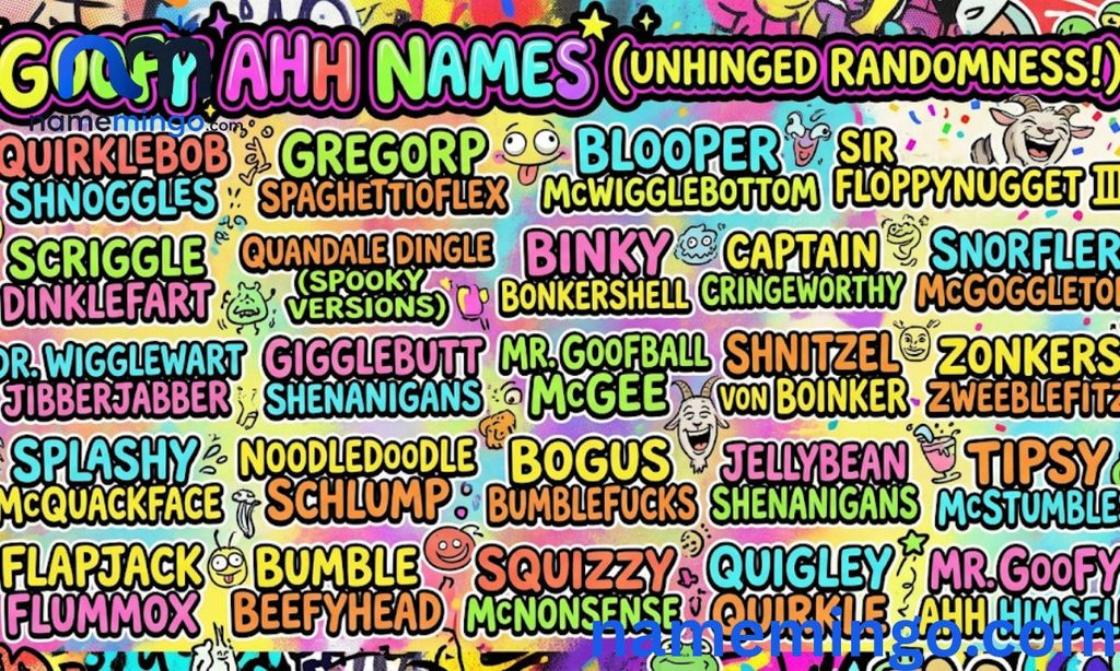 Random Goofy Ahh Names