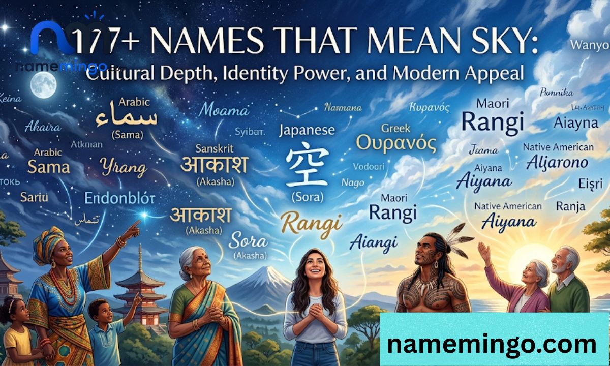 177+ Names That Mean Sky Cultural Depth, Identity Power, and Modern Appeal