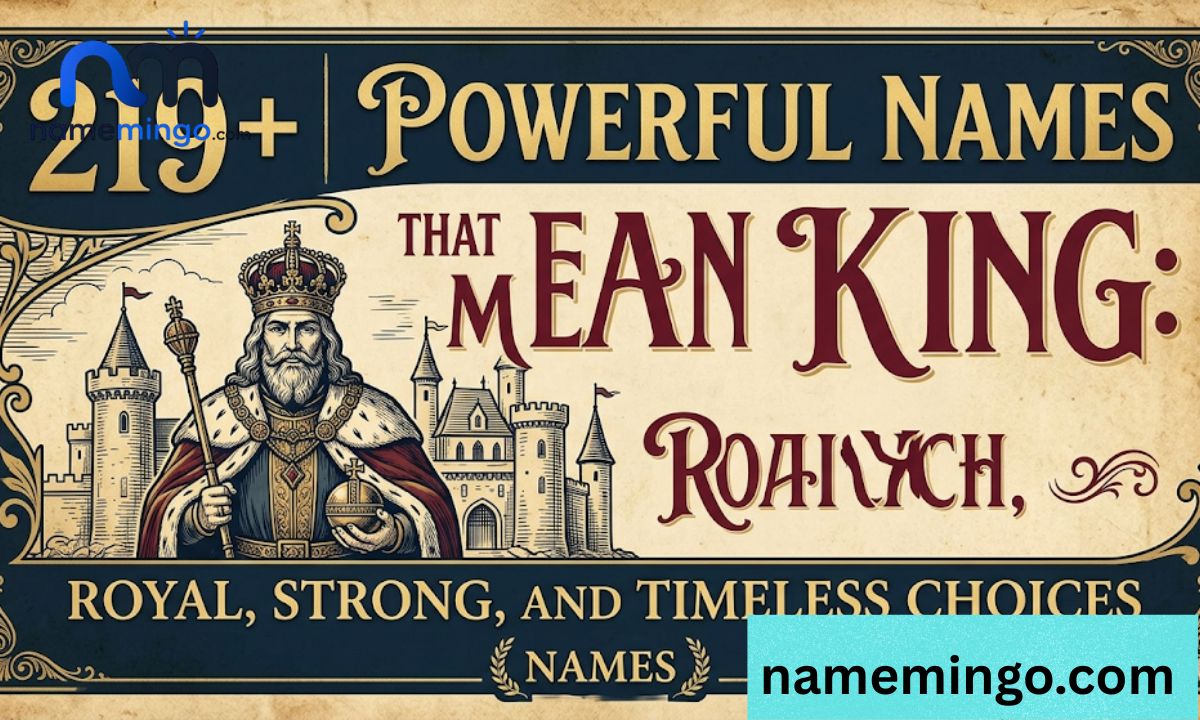 _219+ Powerful Names That Mean King Royal, Strong, and Timeless Choices