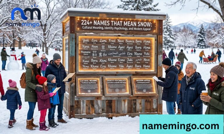 224+ Names That Mean Snow Cultural Meaning, Identity Psychology, and Modern Appeal