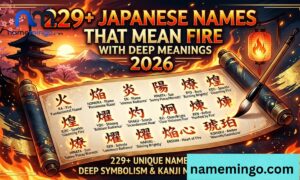 229+ Japanese Names That Mean Fire with Deep Meanings 2026