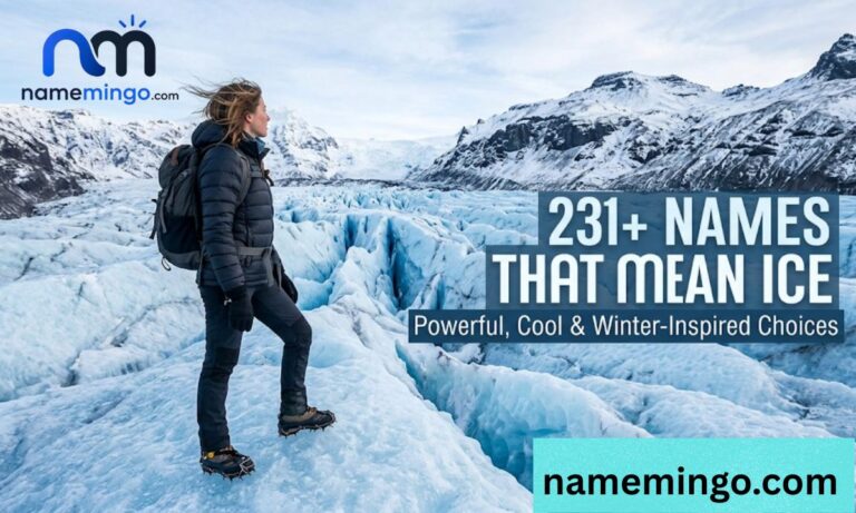 231+ Names That Mean Ice Powerful, Cool & Winter-Inspired Choices There's something about the cold that has always fascinated us. Maybe it's the way snow muffles the world into silence, or how a f