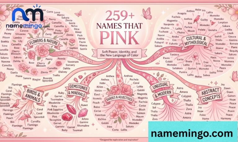 259+ Names That Mean Pink Soft Power, Identity, and the New Language of Color